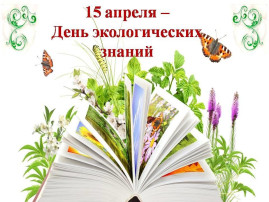 День экологических знаний День экологических знаний.